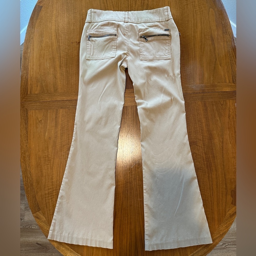 Y2K Guess Stretch Wide Leg Khaki Pants - Picture 3 of 10